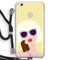 Ice cream: Huawei Ascend P8 Lite (2017) Transparant Hoesje met koord