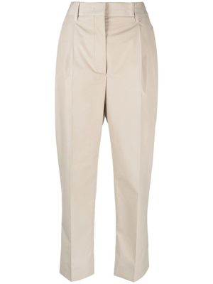Prada pantalon de tailleur à coupe courte - Tons neutres