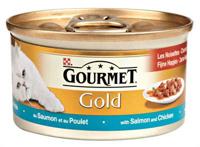 Gourmet gold fijne hapjes zalm / kip (24X85 GR) - thumbnail