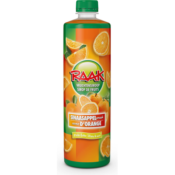 RAAK Vruchtensiroop Sinaasappel 0,75 L bij Jumbo