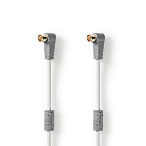 Bandridge Satellietkabel | F-Quick Male Haaks naar F-Quick Male Haaks | 3 m | Wit | 1 stuks - BVL9403 BVL9403