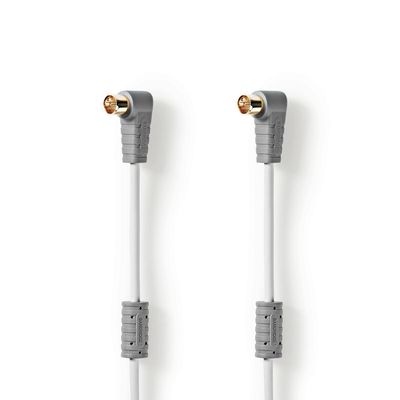 Bandridge Satellietkabel | F-Quick Male Haaks naar F-Quick Male Haaks | 3 m | Wit | 1 stuks - BVL9403 BVL9403
