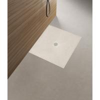 Wiesbaden Stonea Douchebak - Antislip - Composiet - 900x900x30mm - Inkortbaar - Beige