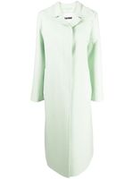 Jil Sander manteau en cachemire à simple boutonnage - Vert