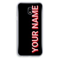 Namecase: Samsung Galaxy J3 (2017) Transparant Hoesje