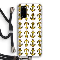 Musketon Anchor: Samsung Galaxy S20 Transparant Hoesje met koord