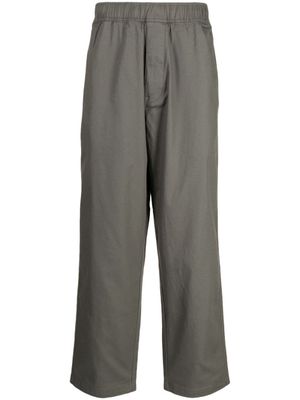 AAPE BY *A BATHING APE® pantalon à patch logo - Gris