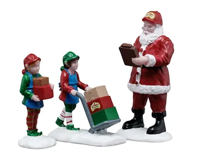Ready For Shipping Set 3 Stuks Lemax Santa's Wonderland Collection 2025