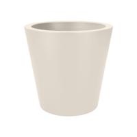 Pure straight round 65 cm linnen wit bloempot elho - Elho