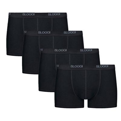 Sloggi men Basic short 4-pack = 3+1 gratis zwart Sloggi men Basic short 4-pack = 3+1 gratis zwart