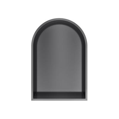 Hotbath &MORE Inbouwbox of inbouwnis Toogmodel - 30x45x10 - Geborsteld zwart PVD BOW30MBP