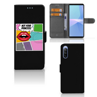 Sony Xperia 10 III Wallet Case met Pasjes Popart Princess - thumbnail