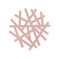 Krumble Pannenonderzetter rond - 15,8 cm - Silicoon - Roze