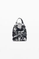 Mini-rugzak met gespen - MATERIAL FINISHES - U