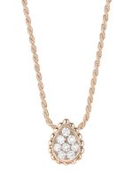 Boucheron collier Serpent Bohème XS en or rose 18ct orné de diamants