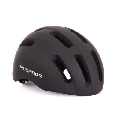 Rucanor City Flow Fietshelm E bike Verstelbaar Zwart Maat 58 61 cm (L)