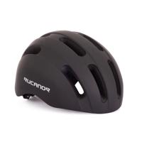 Rucanor City Flow Fietshelm E bike Verstelbaar Zwart Maat 58 61 cm (L)