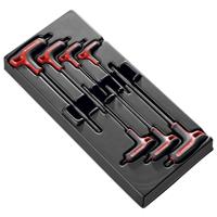 Facom module van 7 inbussleutels met p-greep torx® - mod.89txa