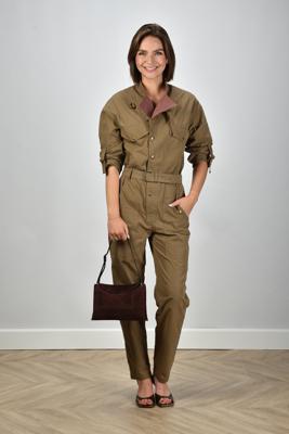 Marant Etoile jumpsuit Dahona CB0087FA-C3G06E khaki