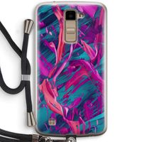 Pink Clouds: LG K10 (2016) Transparant Hoesje met koord