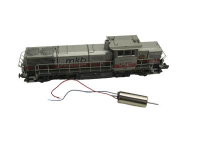 micromotor NH003 motor ombouwset voor Hobbytrain G 1000 BB, G 1700, Am 842, Am 843, HLD 77, Rh 2070