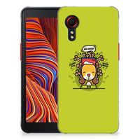 Samsung Galaxy Xcover 5 Telefoonhoesje met Naam Doggy Biscuit