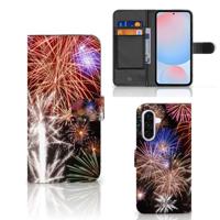 Samsung Galaxy A56 | Wallet Case | met Pasjes | Vuurwerk