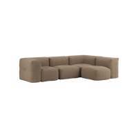 Soft Sofa Indoor - 4 Seater Corner Sofa - Brun - SACKit