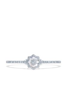 David Morris bracelet en or rose 18ct pavé de diamants - Argent