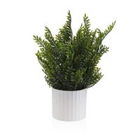 Decoratieve plant Versa Ijzer Textiel Plastic 8,5 X 26 CM
