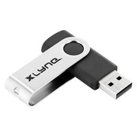 xlyne 177534-2 USB flash drive 128 GB USB Type-A 3.2 Gen 1 (3.1 Gen 1) Zwart, Zilver - thumbnail