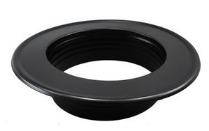 Afwerkrozet Ø150mm - Zwart