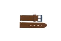 Horlogeband Fossil BQ2427 Leder Bruin 24mm