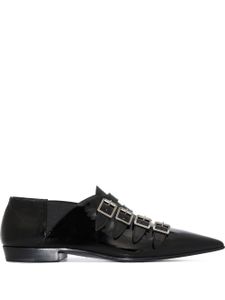 Saint Laurent chaussures Franklin à boucles - Noir