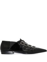 Saint Laurent chaussures Franklin à boucles - Noir - thumbnail