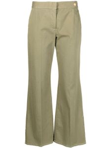 Câllas Milano pantalon stretch Sofia à coupe courte - Vert