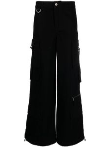 Patrizia Pepe pantalon ample à poches cargo - Noir