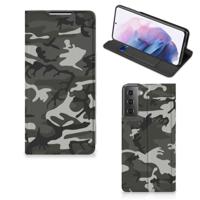Samsung Galaxy S21 Plus | Hoesje met Magneet | Army Light