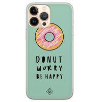 iPhone 13 Pro Max siliconen hoesje - Donut worry