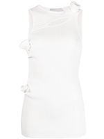 Coperni débardeur à fleurs - Blanc