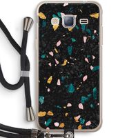 Terrazzo N°10: Samsung Galaxy J3 (2016) Transparant Hoesje met koord