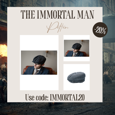 Shelby Pet Blauw | Peaky Blinders