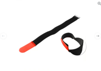 Adam Hall Kabelbinder 800 x 50 VR5080 Rood, geel, zwart, blauw