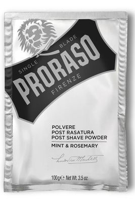 Proraso talkpoeder Mint & Rosemary 100gr