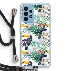 Tukans: Samsung Galaxy A52 Transparant Hoesje met koord