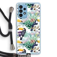 Tukans: Samsung Galaxy A52 Transparant Hoesje met koord