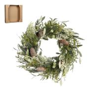 Krans Alva 40 cm groen