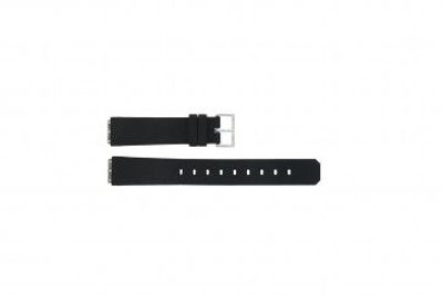 Horlogeband Jacob Jensen 130 / 131 / 132 / 133 Rubber Zwart 15mm