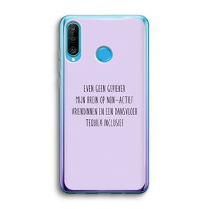Tequila: Huawei P30 Lite Transparant Hoesje