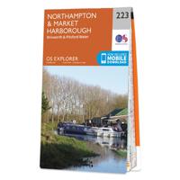 Wandelkaart - Topografische kaart 223 OS Explorer Map Northampton, Market Harborough | Ordnance Survey - thumbnail